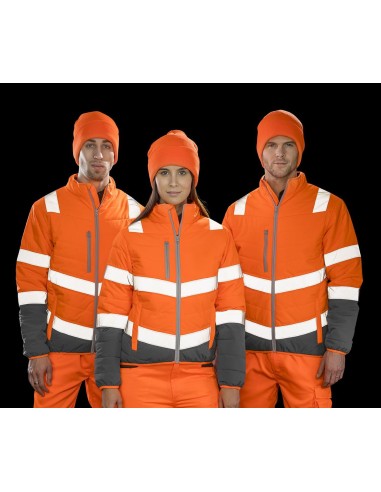 R-R325M-Mens Soft Padded Safety Jacket